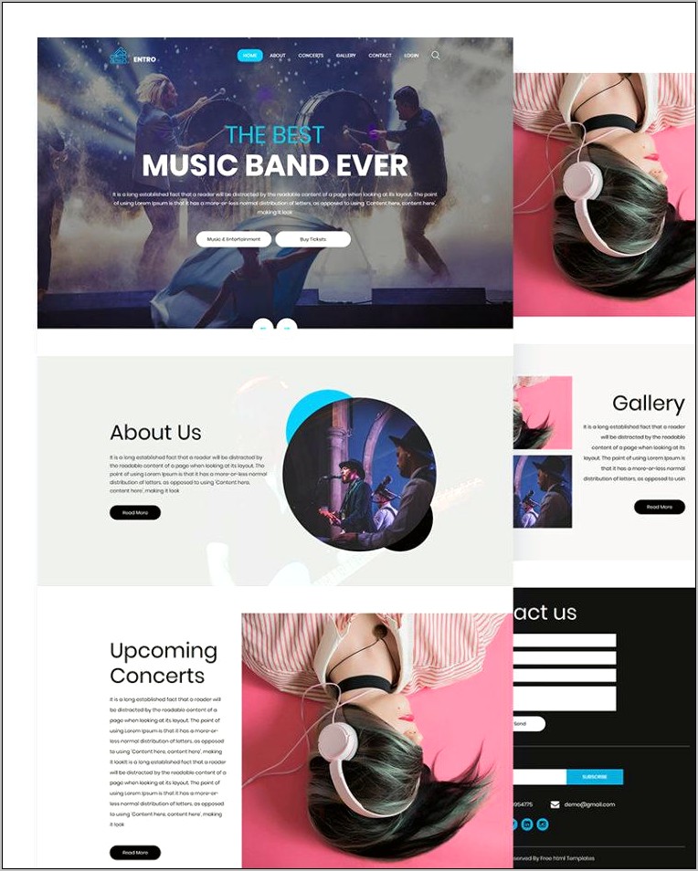 About Us Page Template Free Download