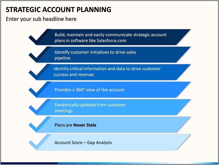Account Plan Template Ppt Free Download