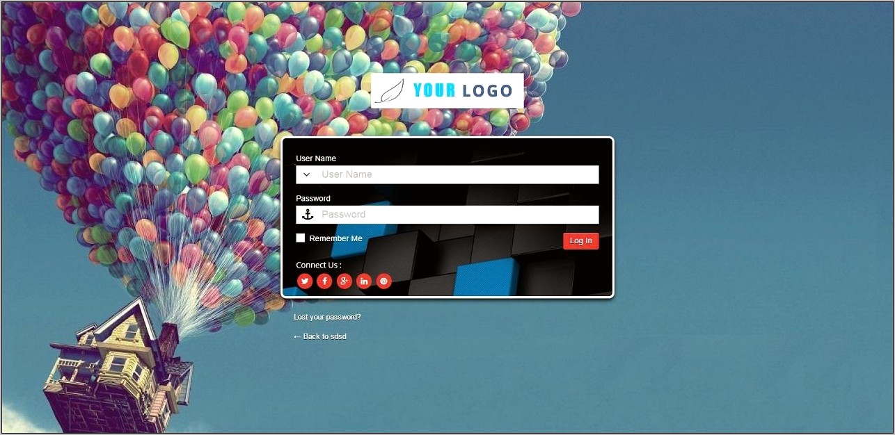 Admin Login Page Template Free Download