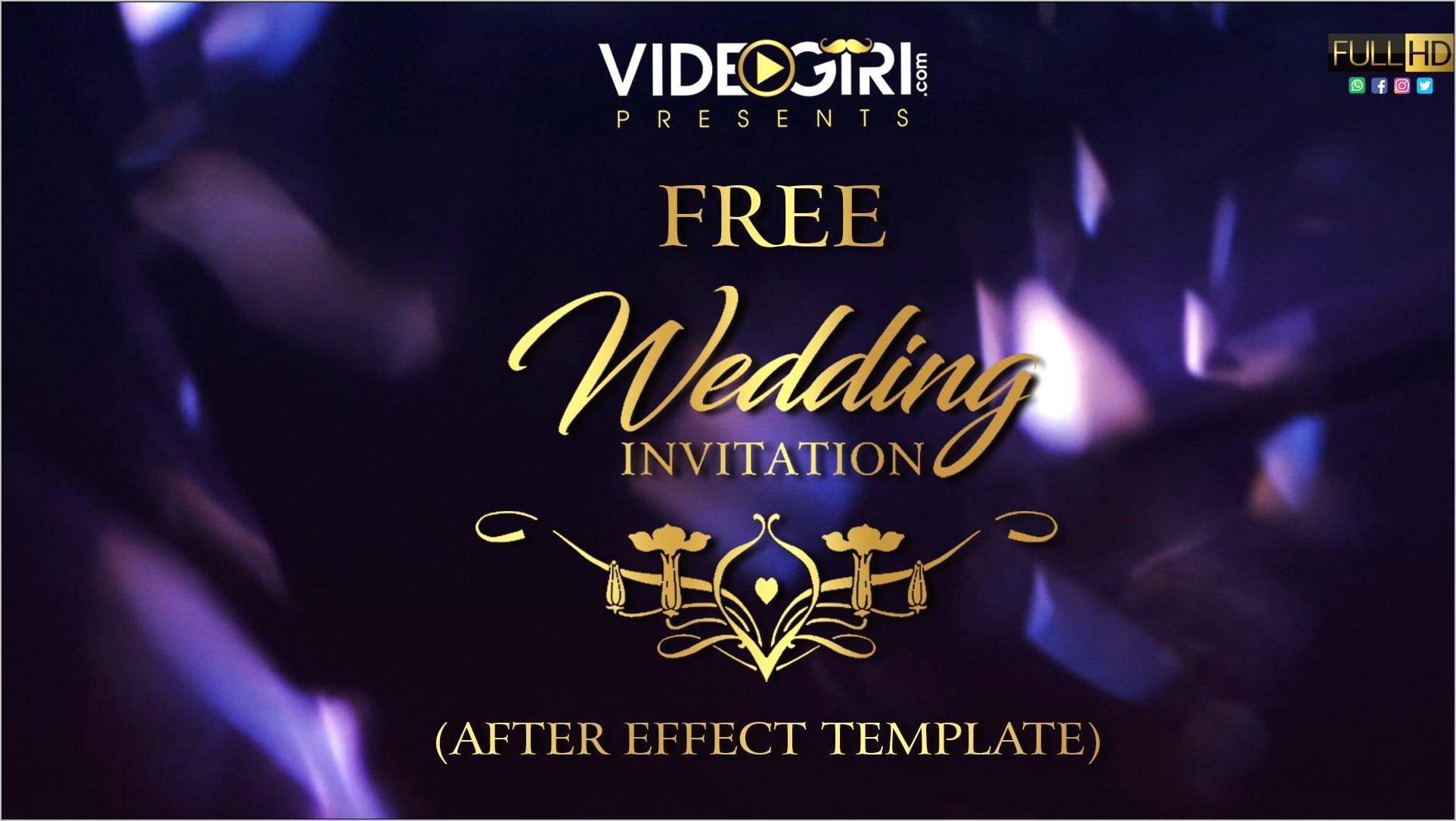 Ae Wedding Invitation Templates Free Download