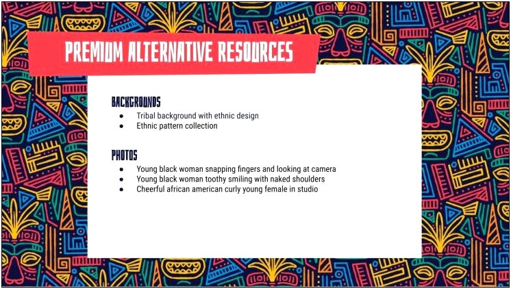 African American Themed Powerpoint Template Free