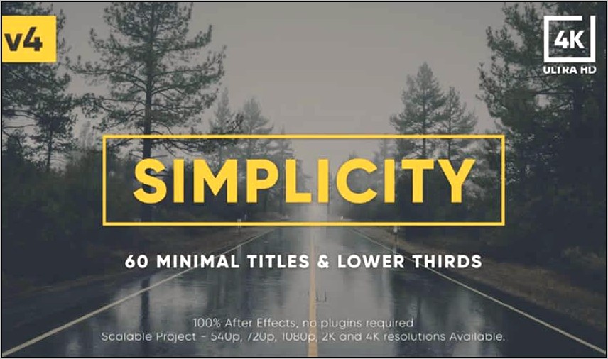 After Effects Free Title Templates Download