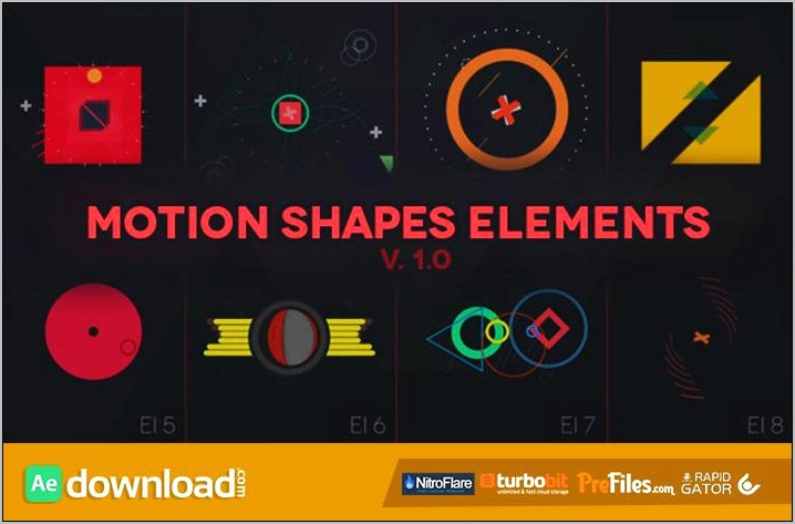 After Effects Motion Templates Free Download