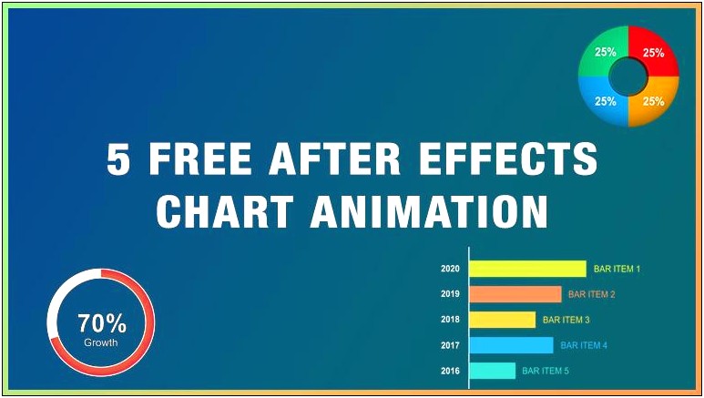 After Effects Numbers Statistics Template Free