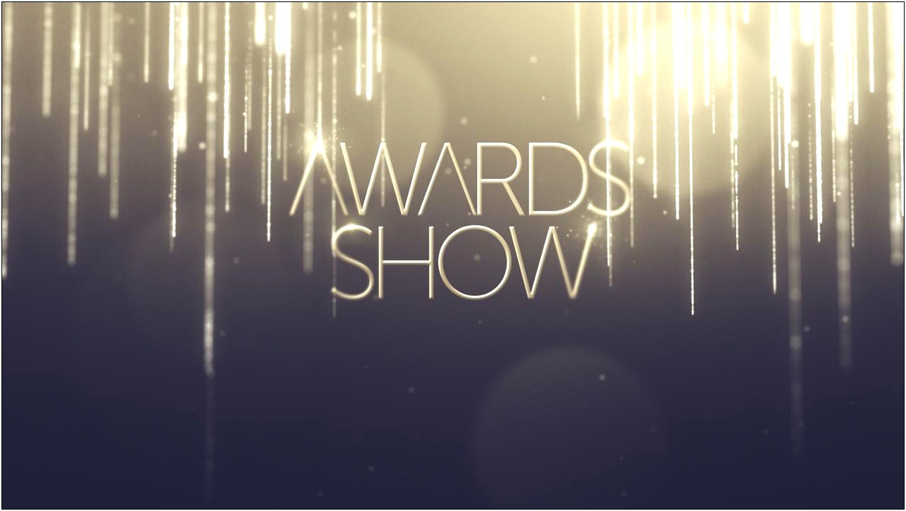 After Effects Template Awards Show Free