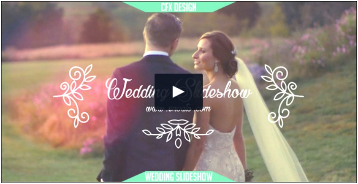 After Effects Template Free Wedding Slideshow