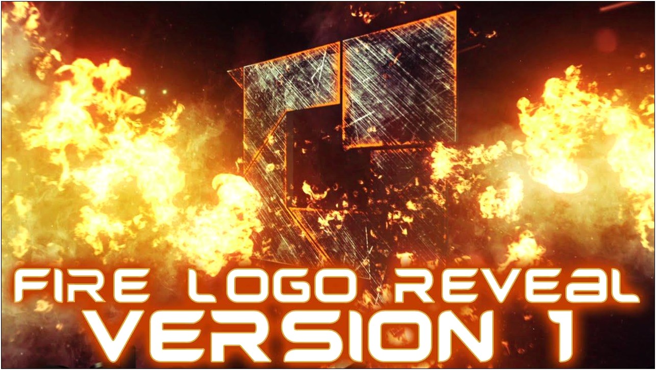 After Effects Templates Free Fire Logo