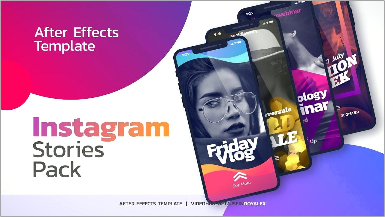 After Effects Templates Instagram Stories Free