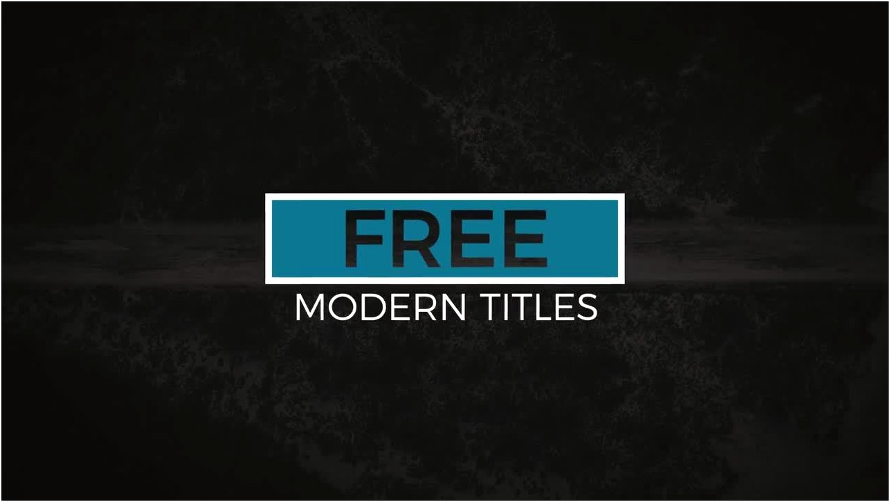 After Effects Templates Pack Free Download