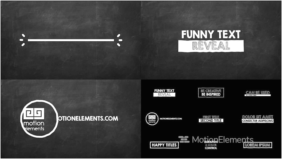 After Effects Type Animation Templates Free