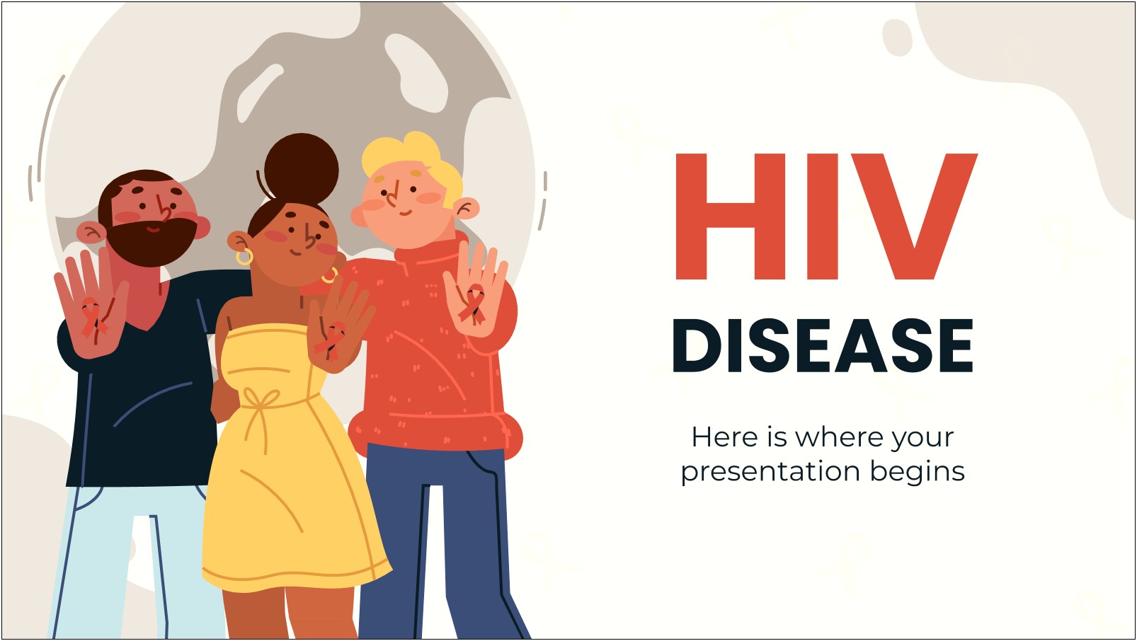 Aids Drug Powerpoint Template Download Free