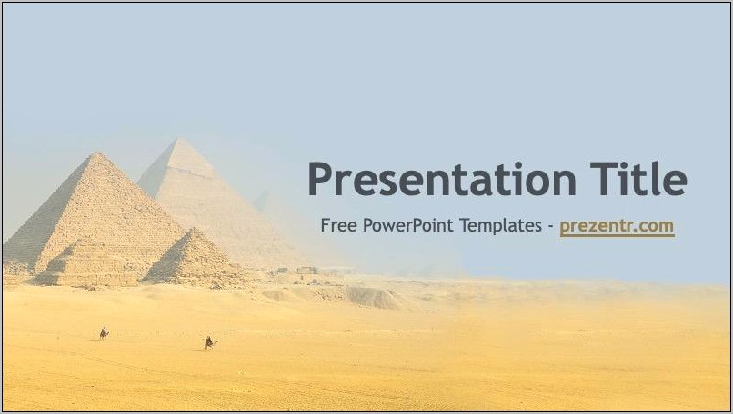 Ancient Egypt Powerpoint Template Free Download