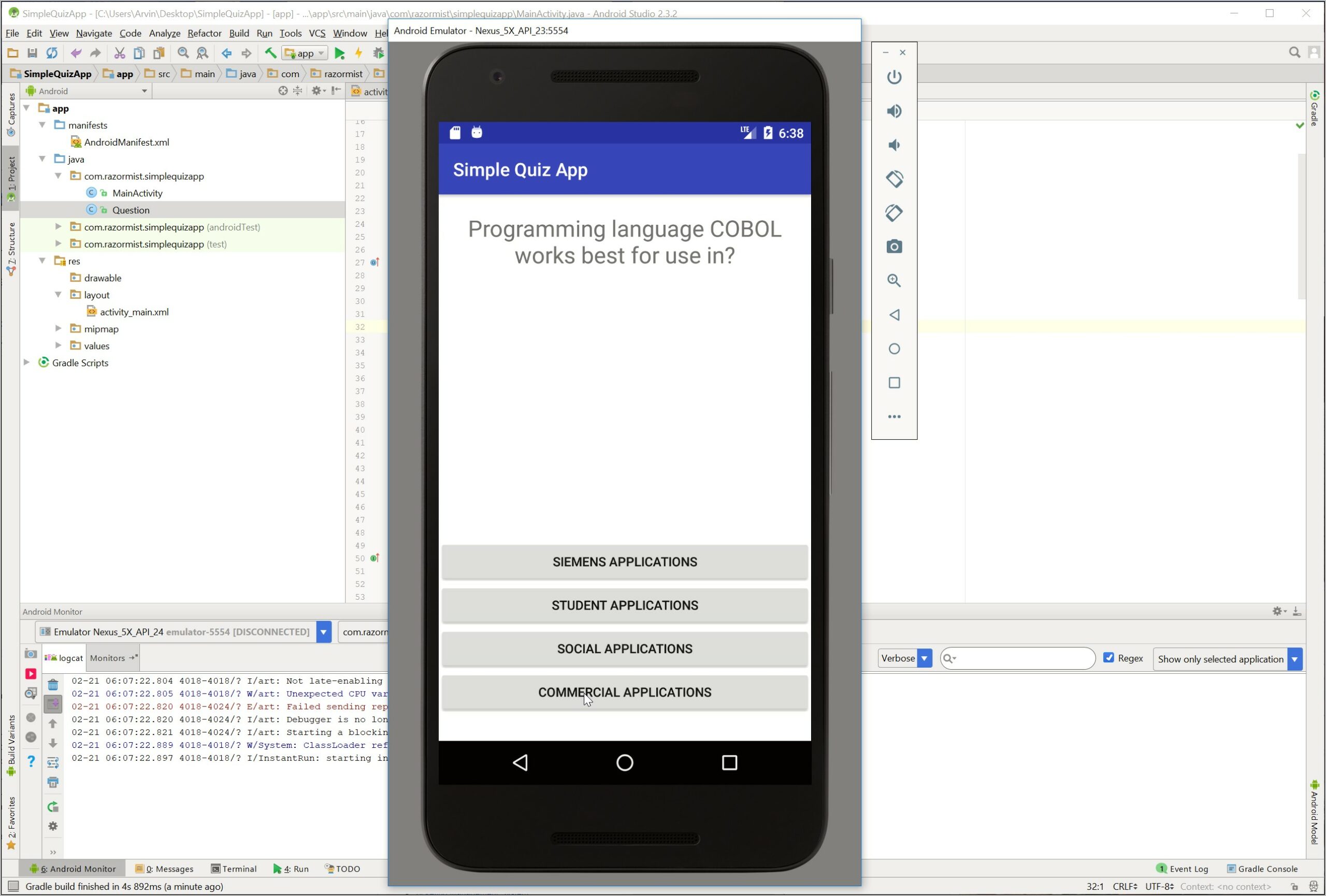 Android Studio Template Source Code Free