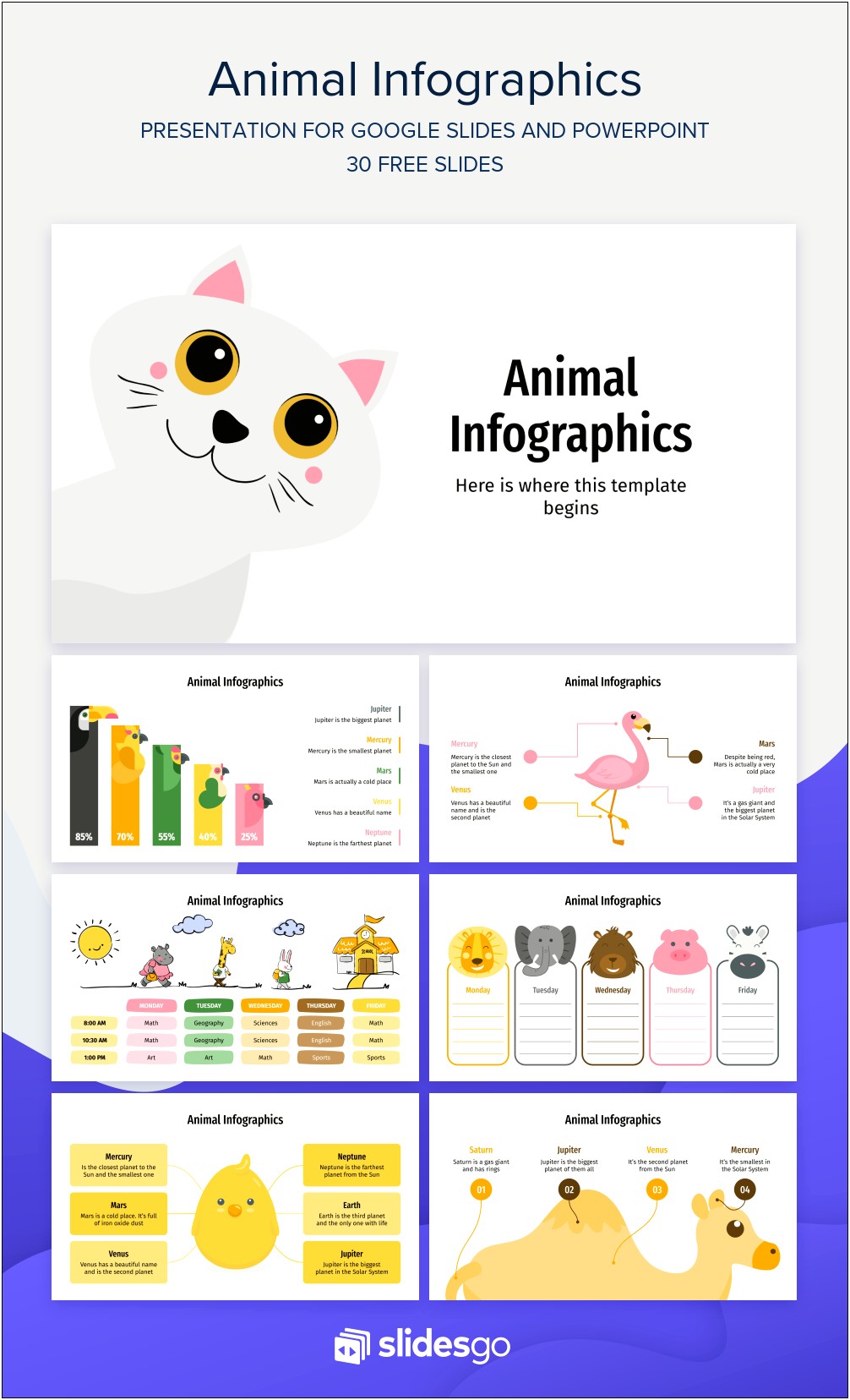 Animal Infographic Template Word Free Download