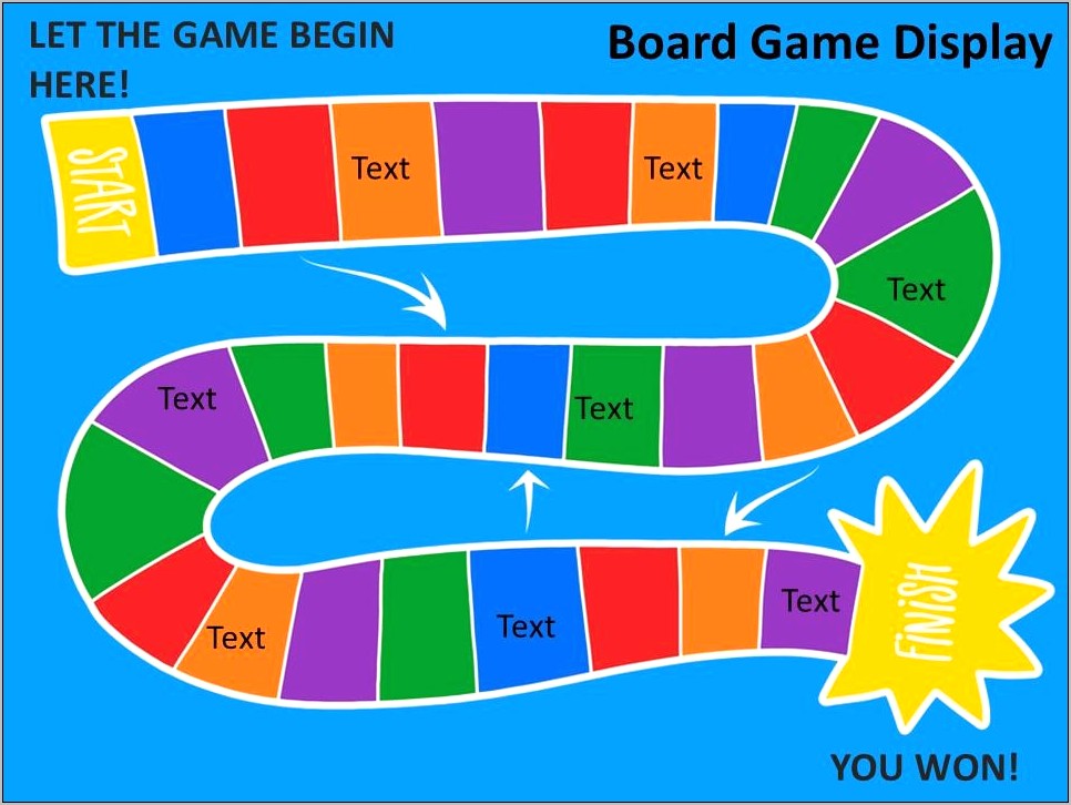 Animated Board Game Powerpoint Template Free