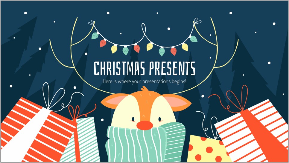 Animated Christmas Themed Powerpoint Templates Free