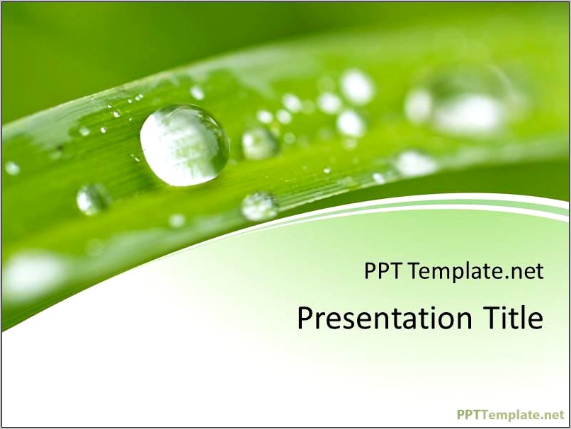 Animated Nature Powerpoint Templates Free Download