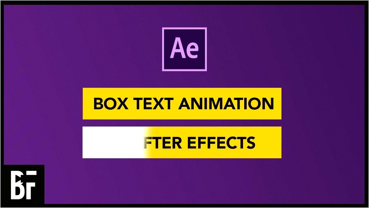 Animated Text After Effects Template Free