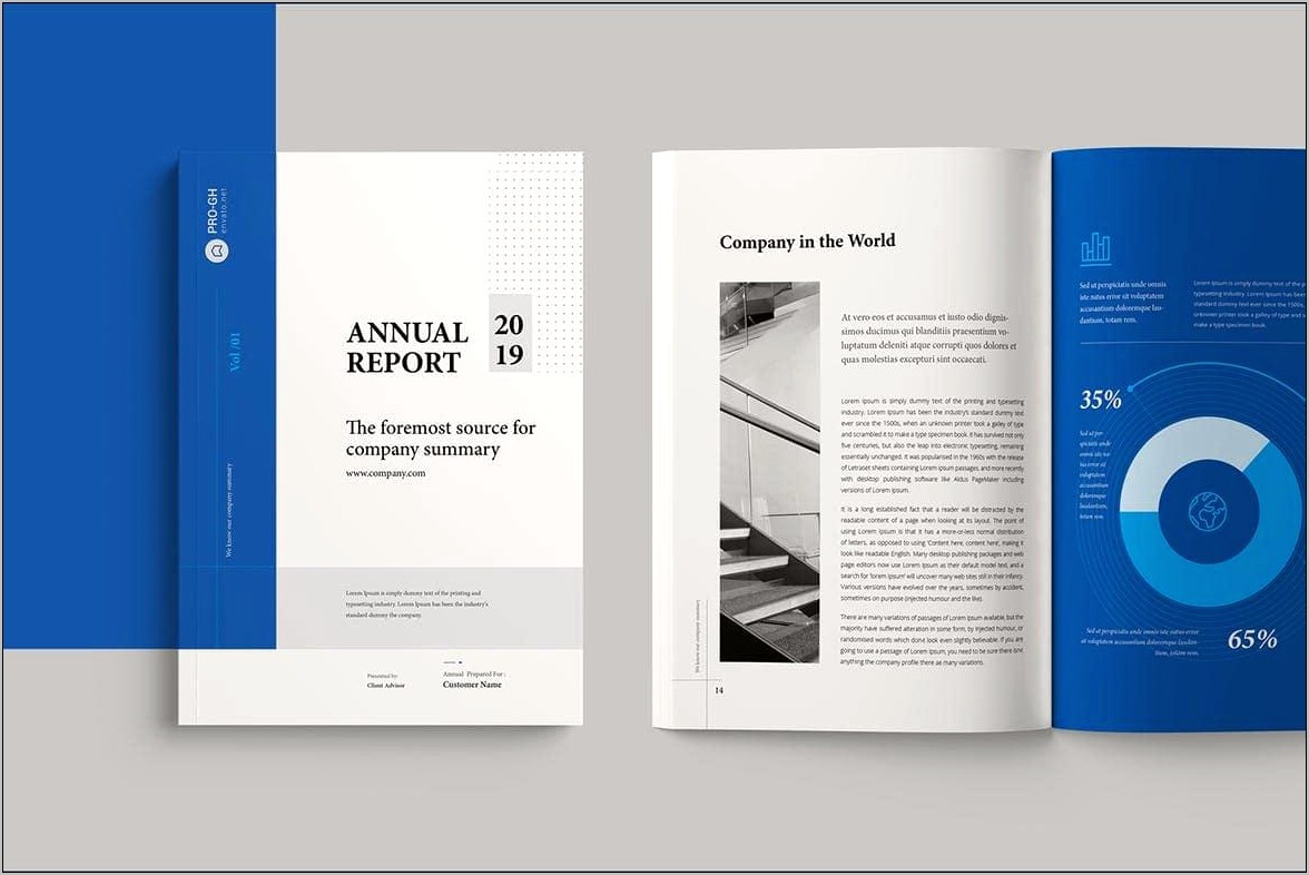 Annual Report Template Doc Free Download