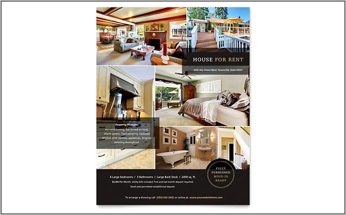 Apartment For Rent Flyer Template Free