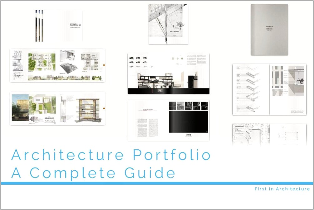 Architecture Student Portfolio Template Free Download