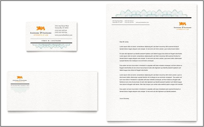 Attorney At Law Letterhead Template Free