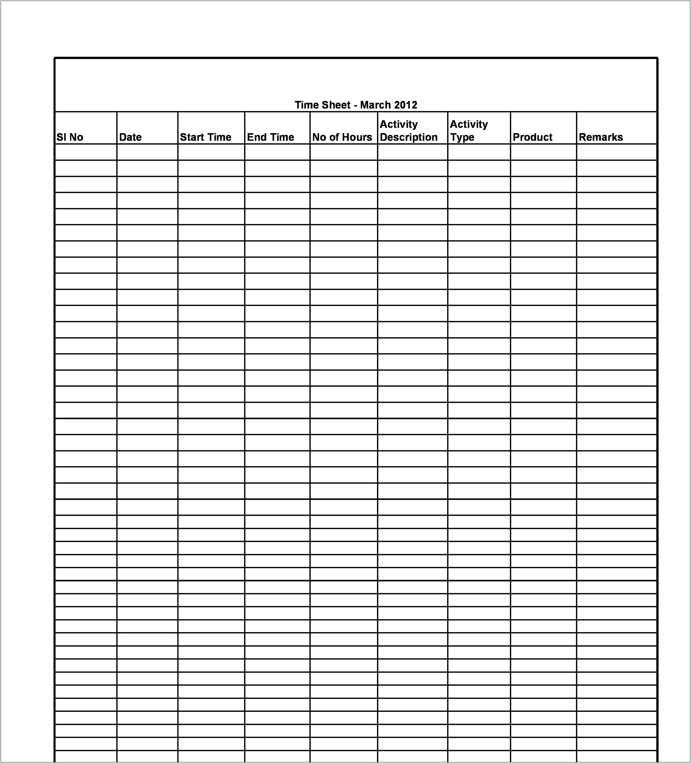 Attorney Time Billing Spreadsheet Template Free