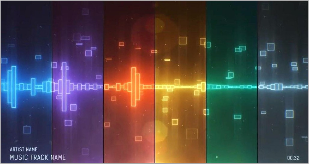 Audio Spectrum After Effects Free Template