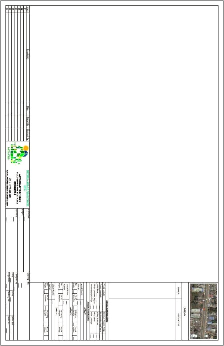 Autocad Title Block Template Download Free
