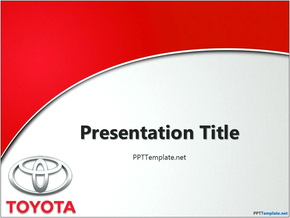 Automobile Industry Ppt Template Free Download
