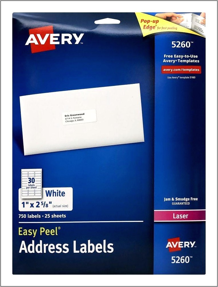 Avery Return Address Labels Template Free