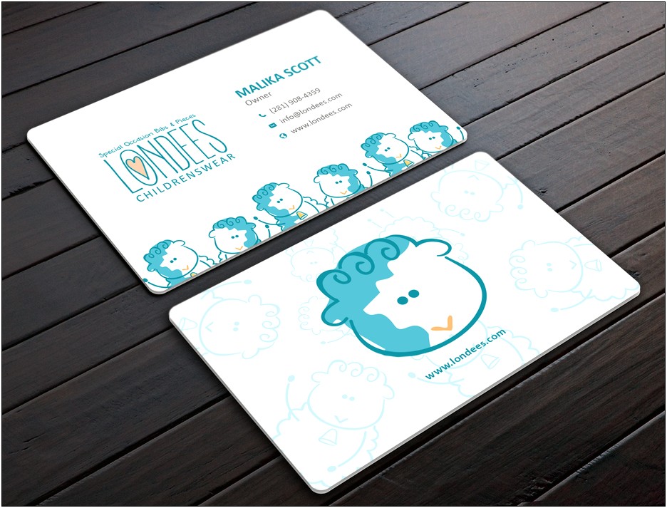 Baby Business Card Size Template Free