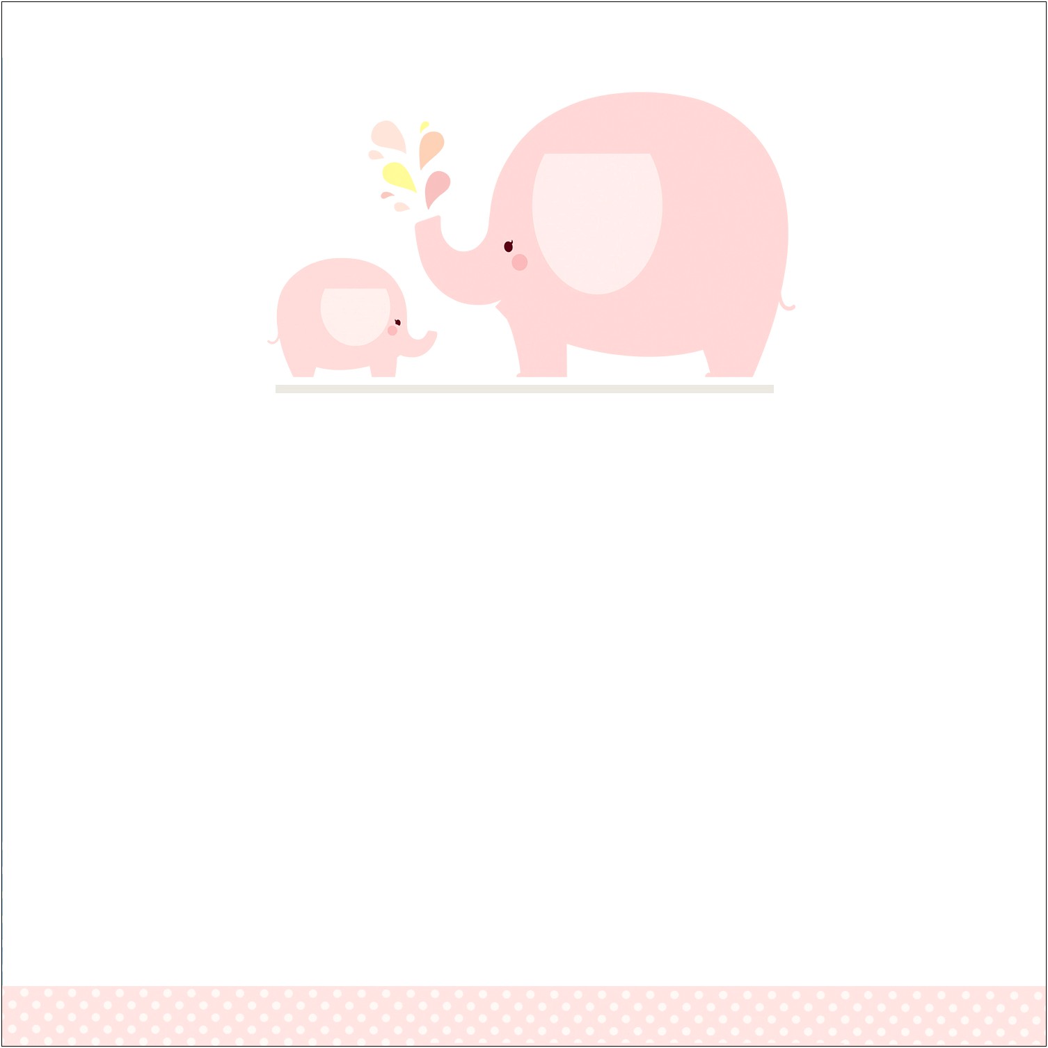 Baby Girl Shower Card Template Free