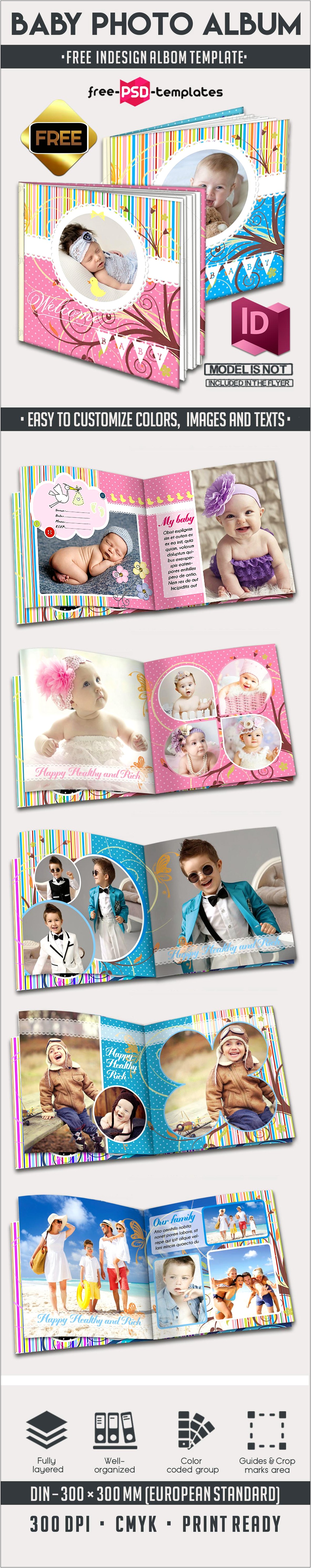 Baby Photo Book Template Free Download