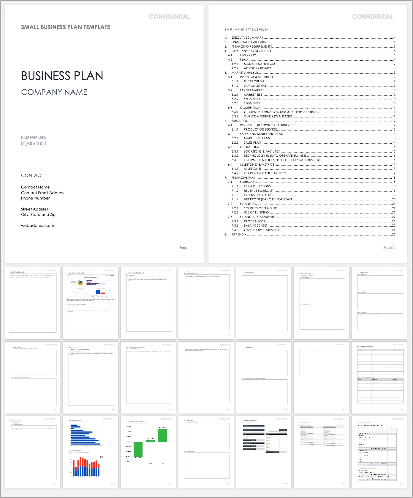 Basic Business Plan Template Free Download
