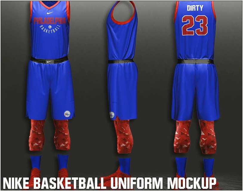 Basketball Uniform Template Psd Free Download