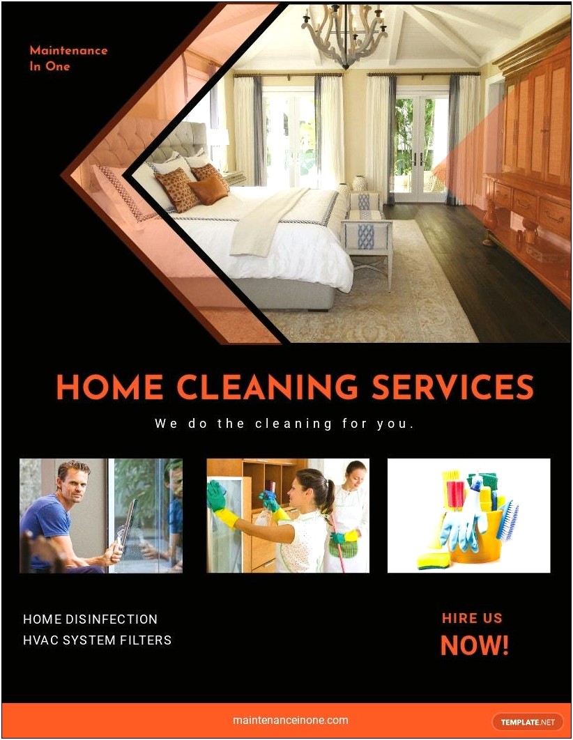 Bathroom Cleaning Services Flyers Templates Free