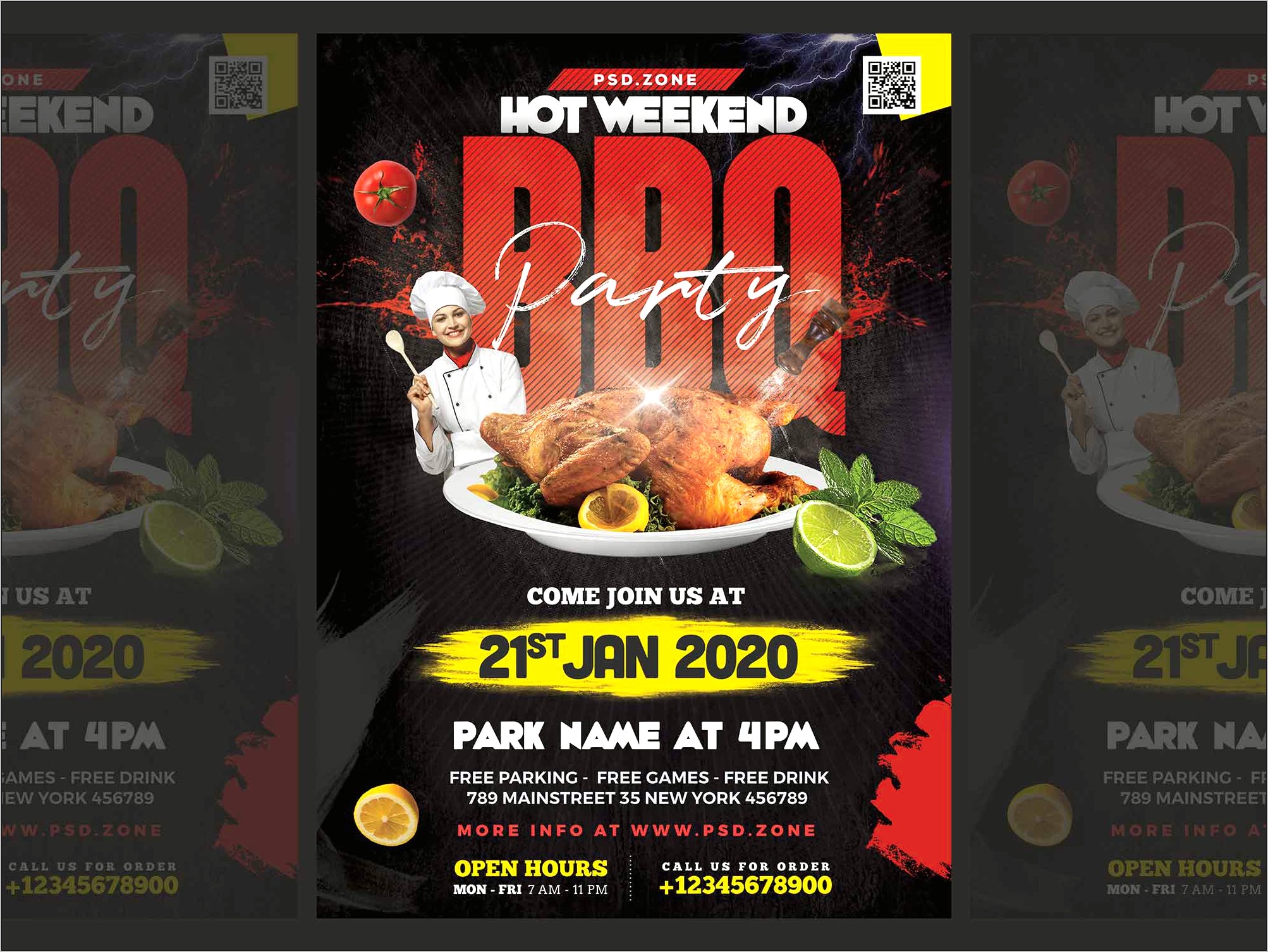 Bbq Cook Off Flyer Template Free