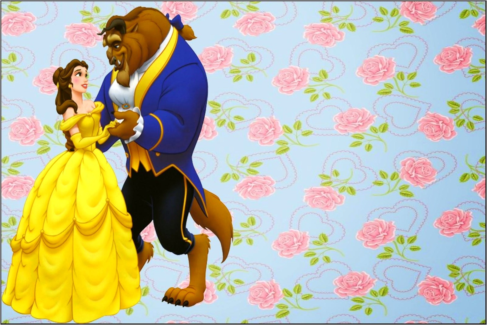 Beauty And The Beast Template Free