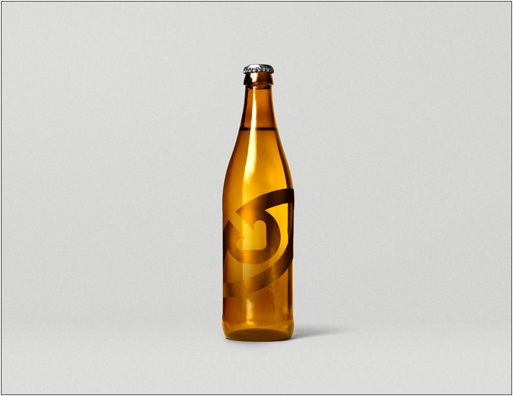 Beer Bottle Mockup Template Psd Free