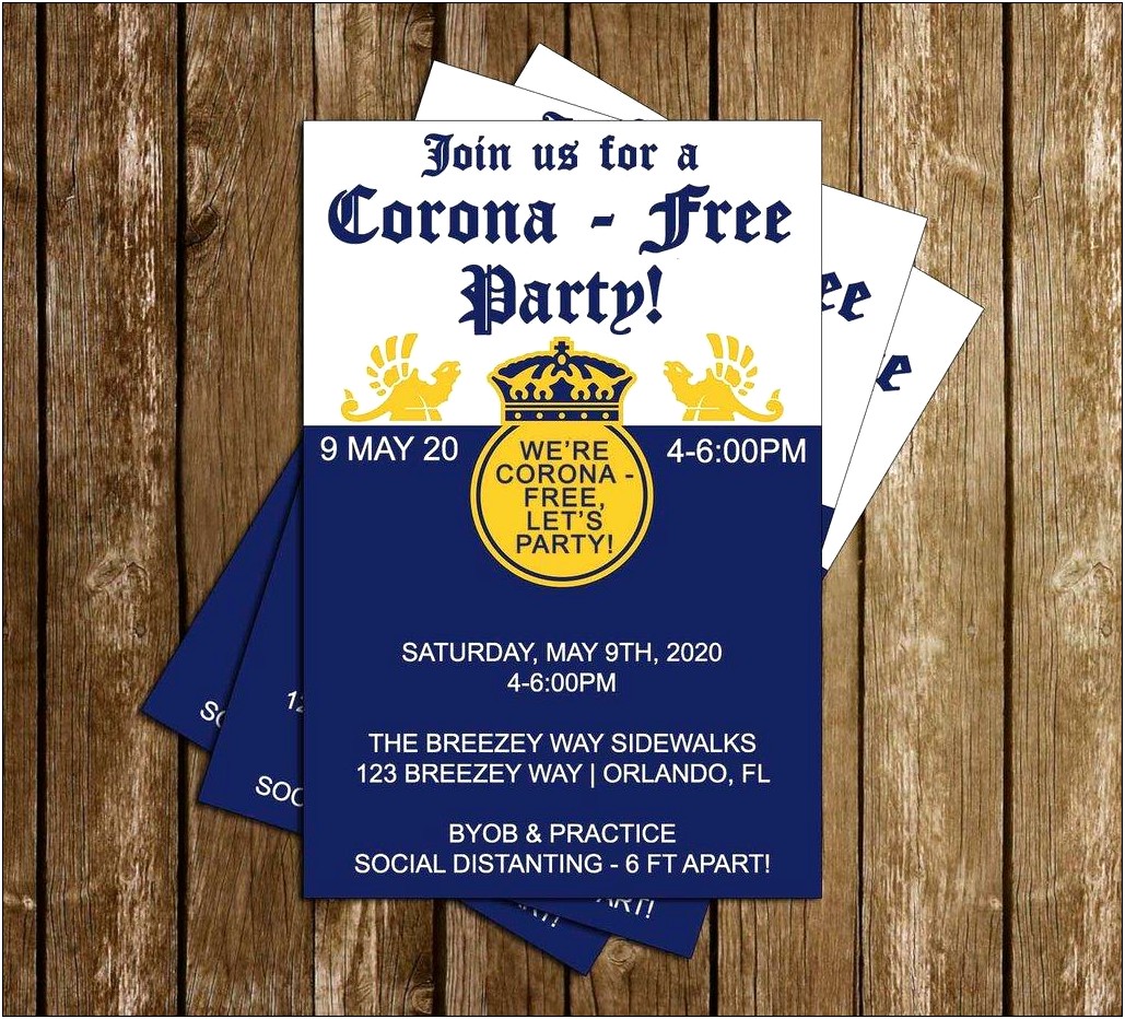 Beer Can Birthday Invitation Template Free