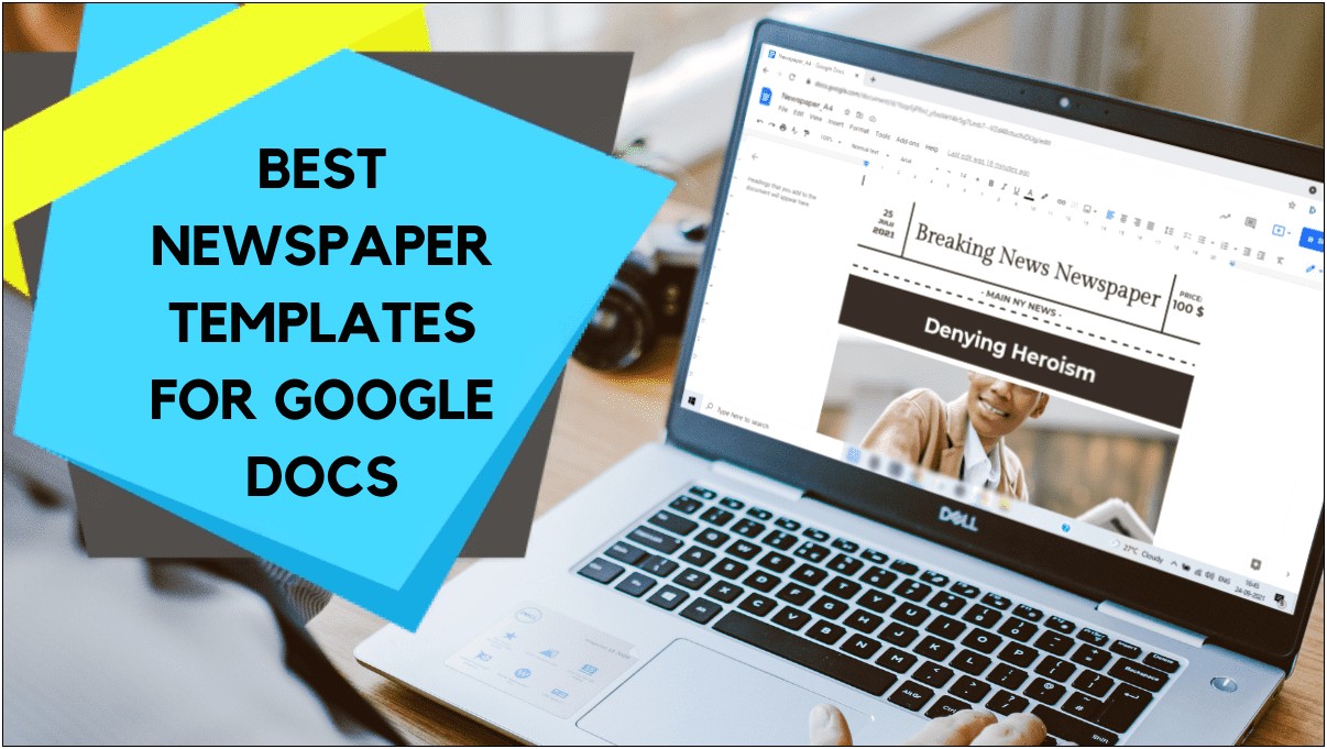 Best Free Newspaper Templates Google Docs