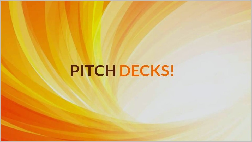 Best Free Pitch Deck Powerpoint Templates