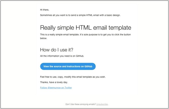 Best Free Responsive Html Email Templates