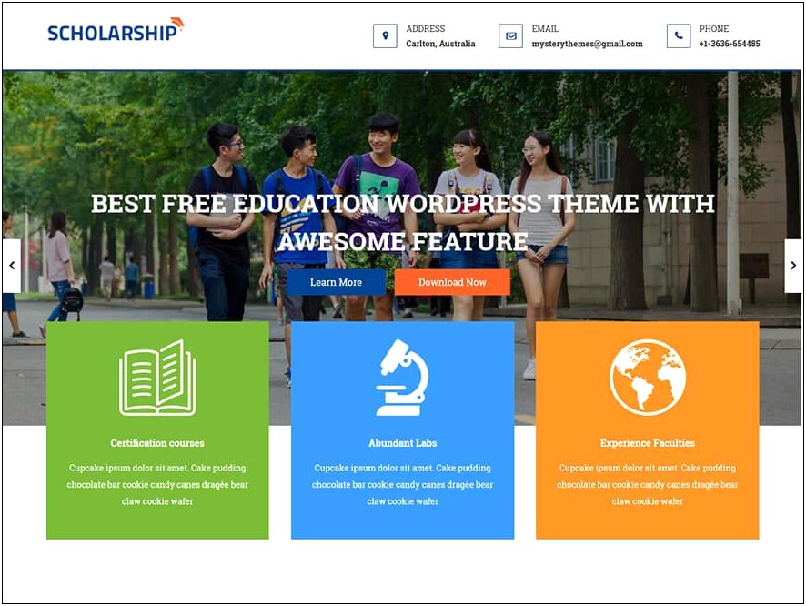 Best Free WordPress Templates For Education