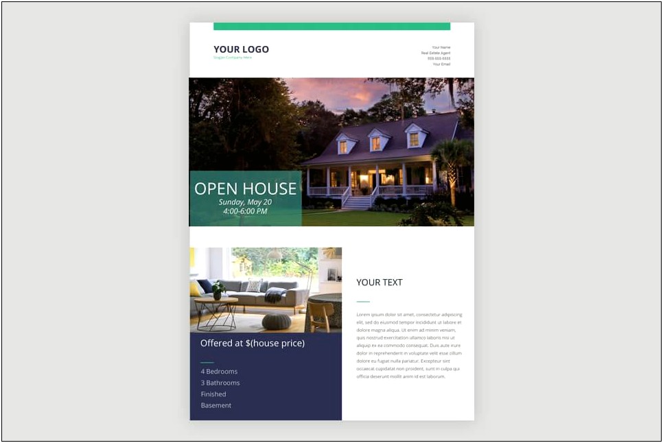 Best Real Estate Flyer Template Free