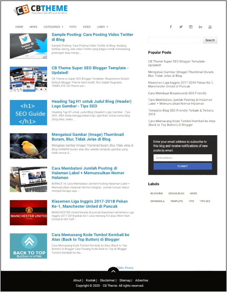 Best Seo Blogger Template Free Download
