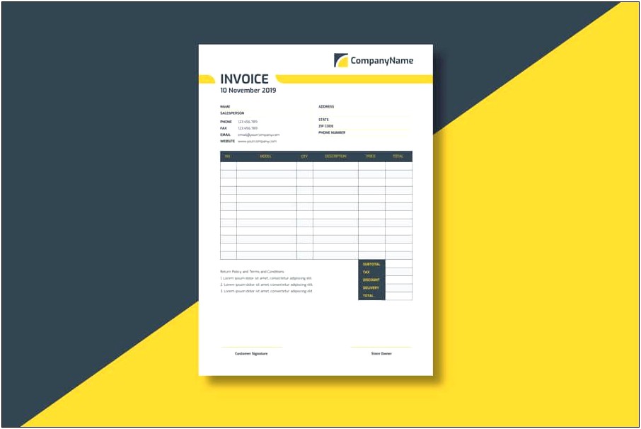 Best Word Invoice Templates Free Download