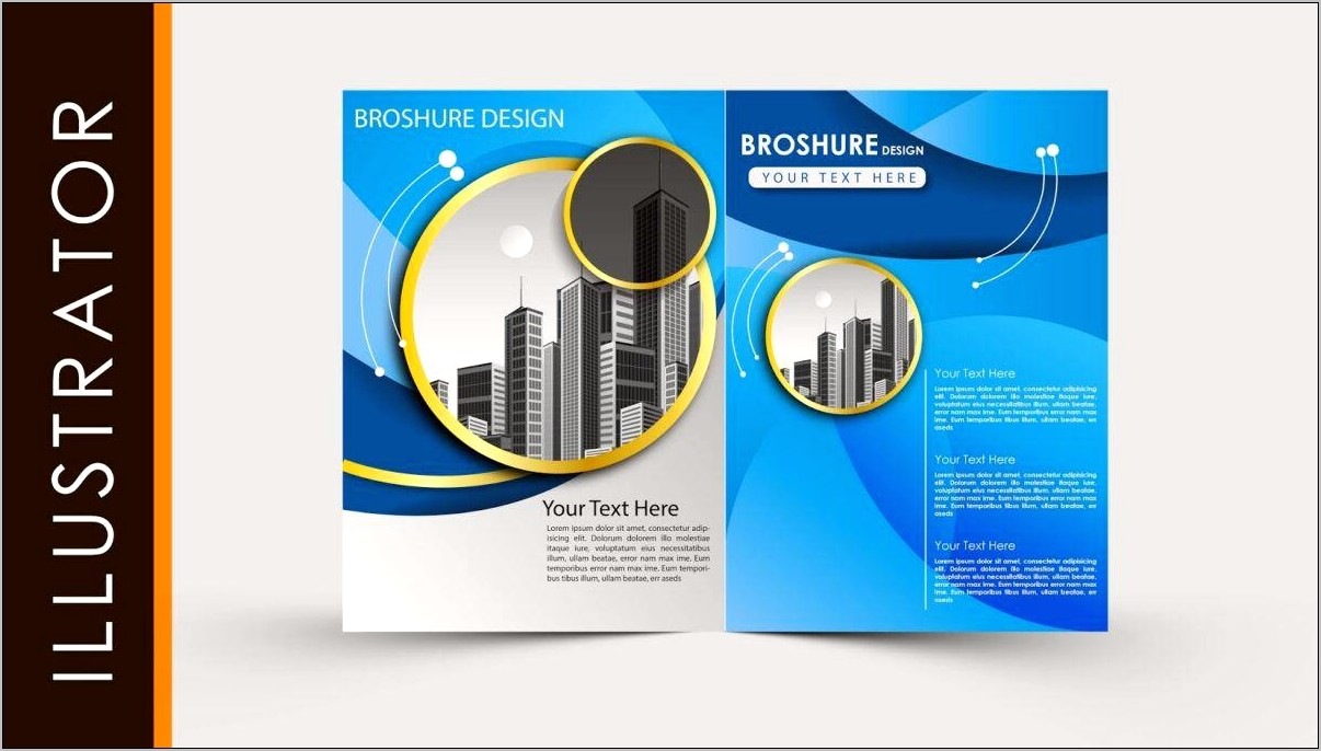 Bi Fold Brochure Template Illustrator Free