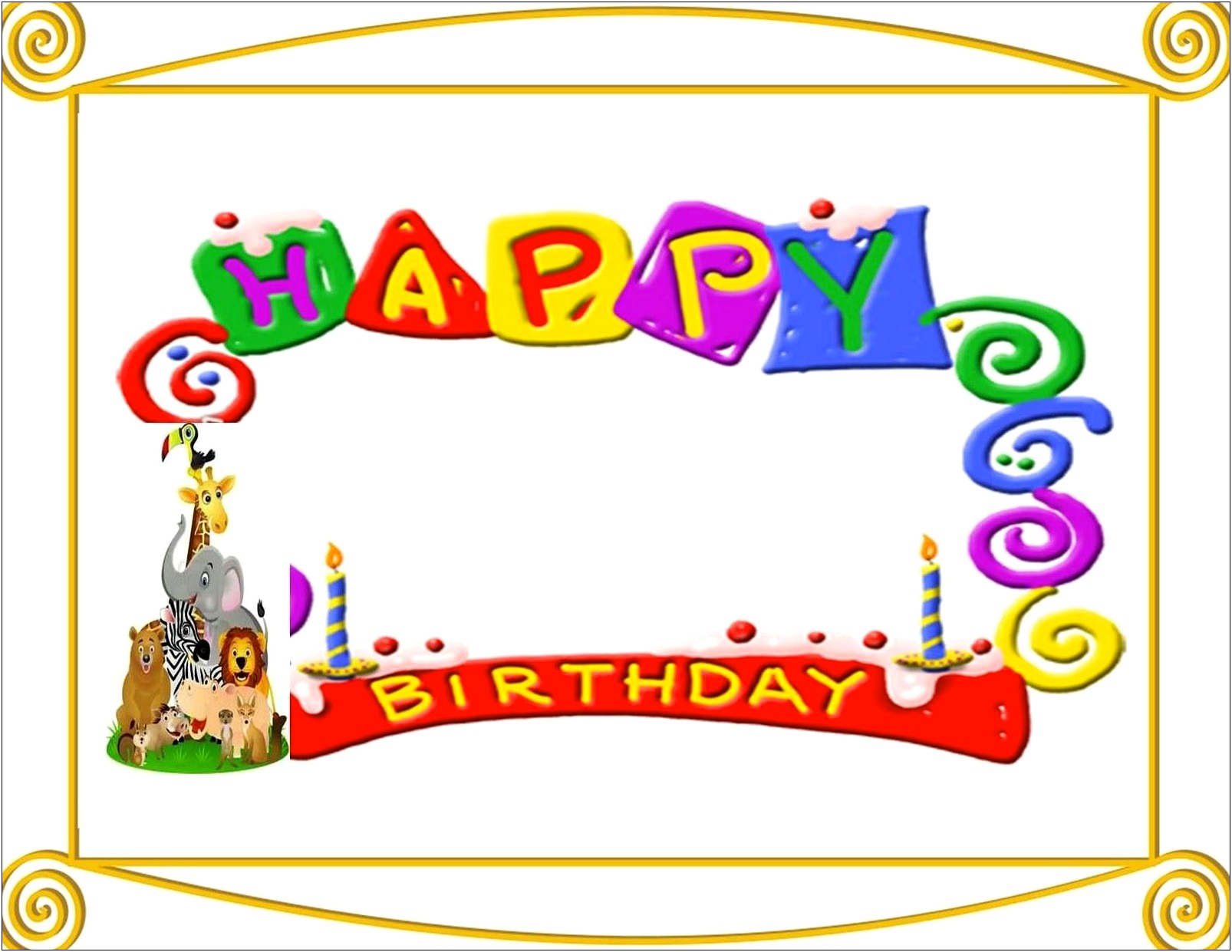 Birthday Card Templates For Free Download